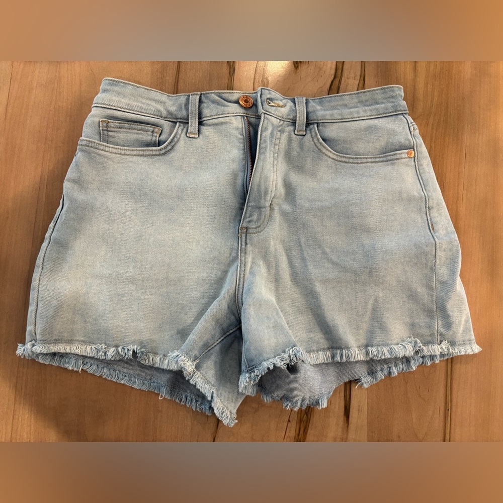 Light Blue Denim Women's Shorts